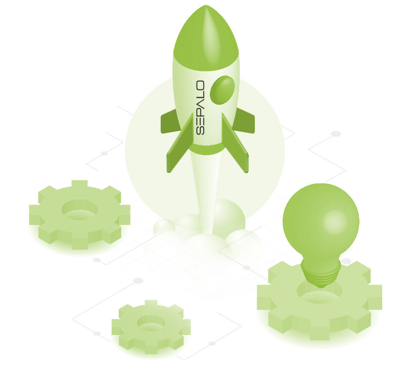 nave sepalo despegando